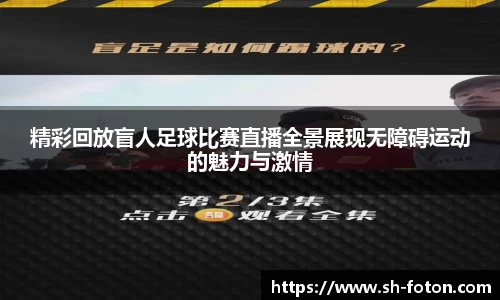 精彩回放盲人足球比赛直播全景展现无障碍运动的魅力与激情
