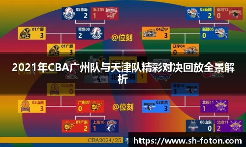2021年CBA广州队与天津队精彩对决回放全景解析